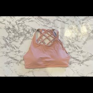NWOT Lululemon Free To Be High-neck Bra in Puff Pink